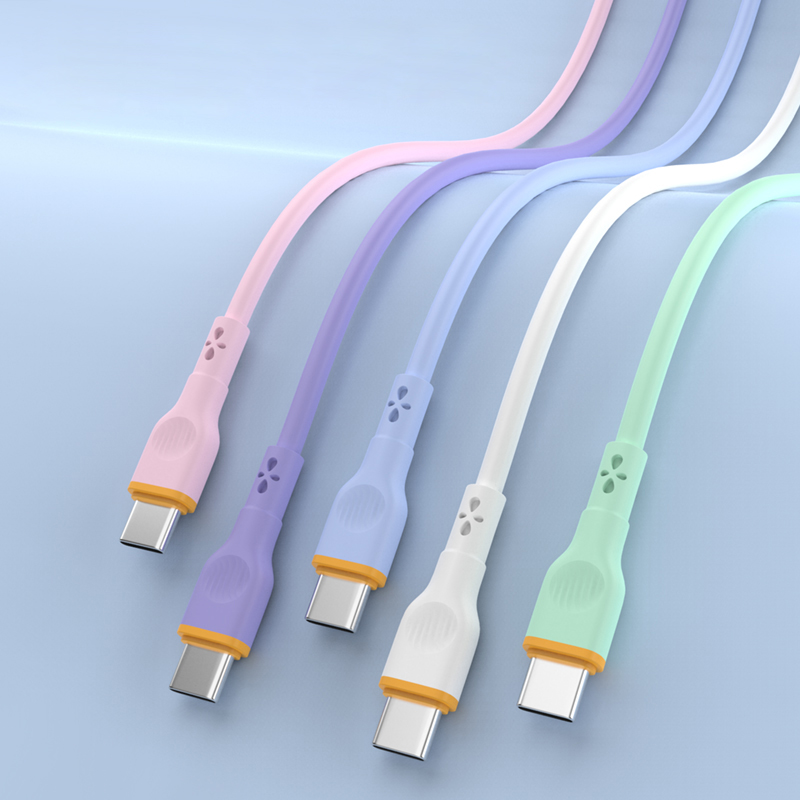 Two Color Liquid Silicone Data Cable