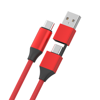 2-in-1 PD fast charging data cable