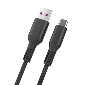 The 5A data cable is compatible with various quick charging protocols